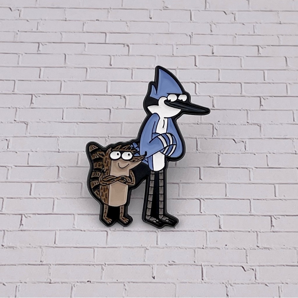Regular Show Enamel Pin Mordecai And Rigby Cool Guys